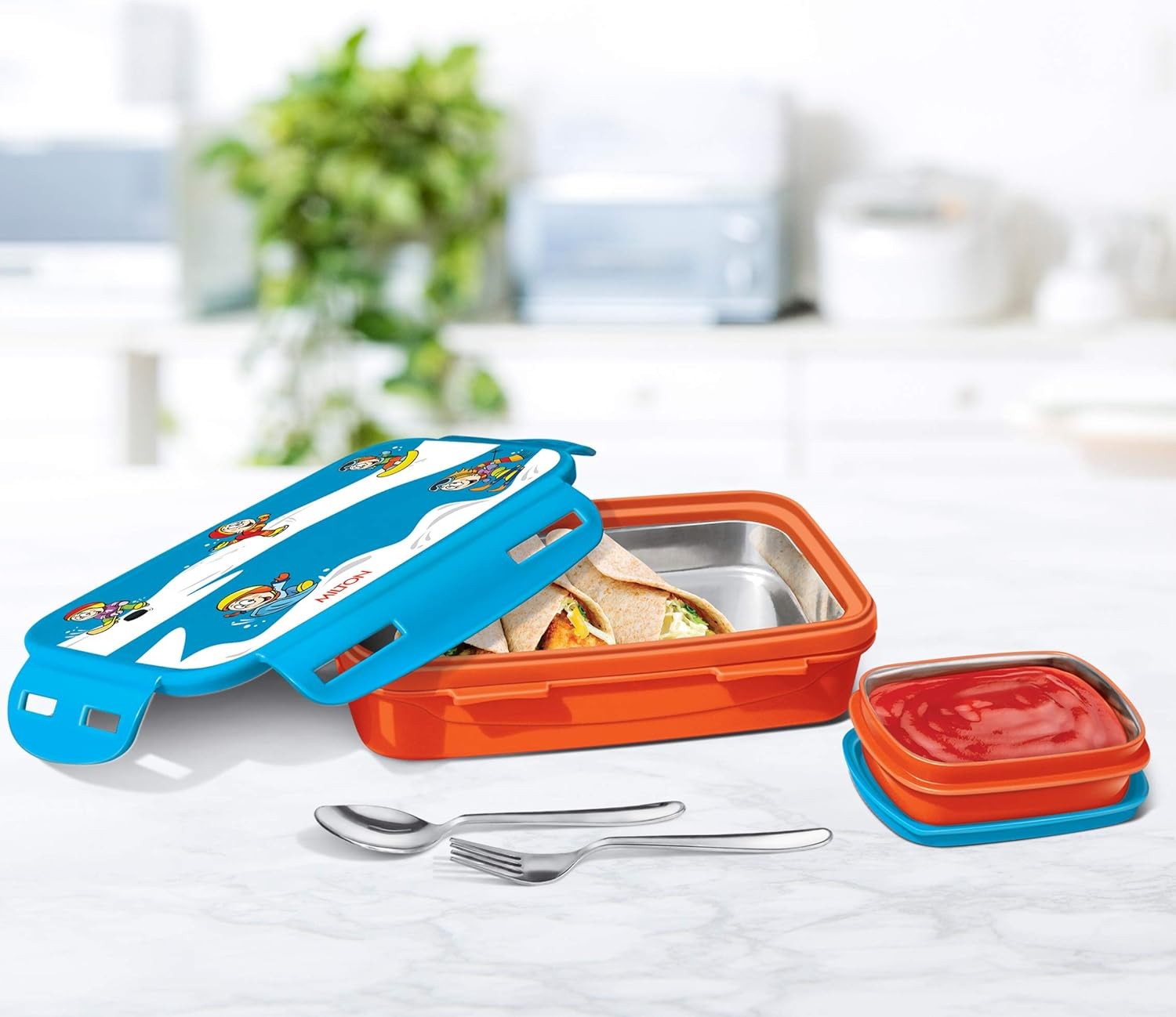 STEELY DELUXE 400ML ORANGE(AM-STSD400OR102-BM)