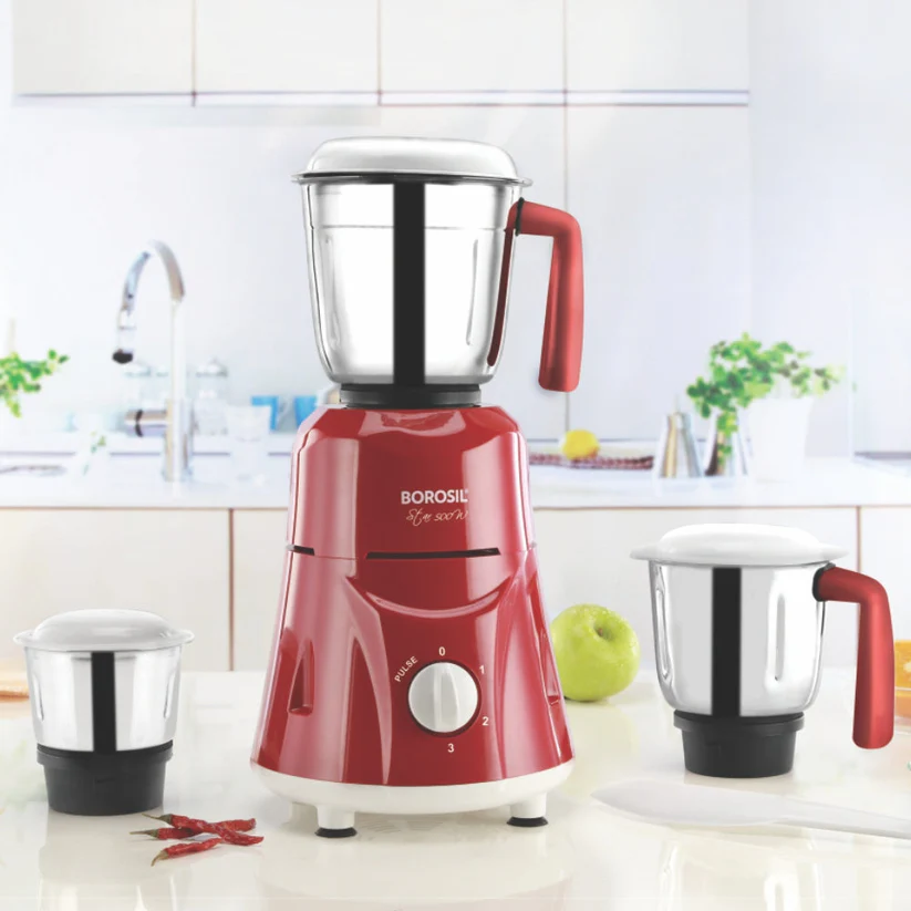 STAR 500W MAROON MIXER GRINDER (AM-HAMG500W24-BM)